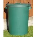 110 Litre Green Bin/Refuse Bin With Lockable Lid (made in the uk)