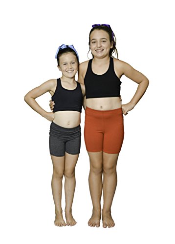 Stretch is Comfort Girl's Teamwear Cotton Biker Shorts