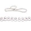 Single Strand 18 Inch 6.0-7.0mm White Semi-Round Freshwater Cultured Pearl Necklace