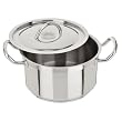 Art & Cuisine Professionnelle Series Stainless Steel 4.2 Quart Pot with Lid 2108