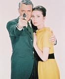 CARY GRANT & AUDREY HEPBURN - 10x8inch (25x20cm) COLOUR PHOTO