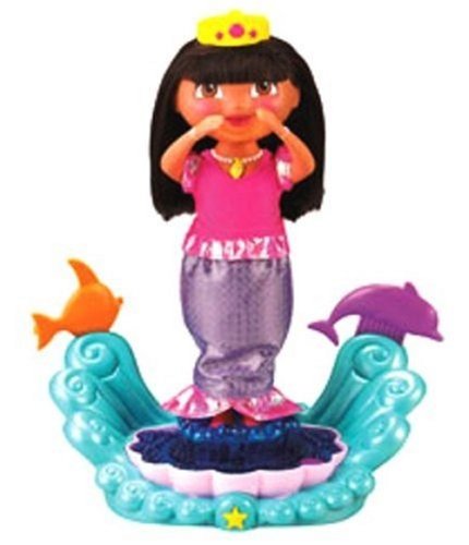 Childrens Toyshop  Toys : Fisher-Price® Dora Sparkle & Twirl Mermaid Doll