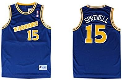 Warriors 15 Sprewell Blue Mesh Jerseys Size-XL by Parkes