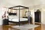 Sahara Eastern King Canopy Bedroom Set