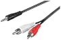 Wentronic AVK 118-1000 Cinchkabel, Klinke/Cinch 10m
