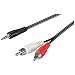 Wentronic AVK 118-1000 Cinchkabel, Klinke/Cinch 10m