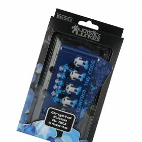EXSPECT JOYSTICK JUNKIES NINTENDO 3DS CRYSTAL CASE - BLUE [PET]