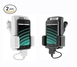 2 Pack Black And White 8 In 1 Fm Transmitter Car Kit with Remote and Car Adapter for Ipod 3rd 4th 5th Generation Mini Photo U2 Nano 2nd Gen Video Classic Touch