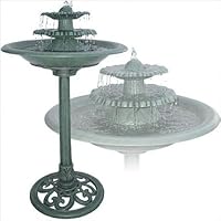 Decorative Three Tier Birdbath Fountain