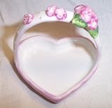 Ganz Bella Casa Heart Shaped Jewelry Tray with Handle