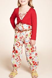 2 Piece Autograph Pure Cotton Jumpsuit & Shrug Outfit [T77-8252T-Z]