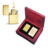 18K Solid Gold Cherry Box Zippo Lighter