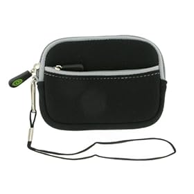 Neoprene Sleeve Case (Black) for Canon PowerShot SX210IS 14.1 MP Digital Camera Black