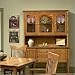 Kitchen & Housewares : Chatham Furniture Back Bay Open China Hutch & Base Back Bay Cherry Open China Cabinet