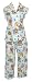 Frankie and Johnny SUMMER FAIR Womans Ruffle Capri Pajama