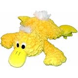 Patchwork Pet Pastel Yellow Platypus 15-Inch Squeak Toy for Dogs