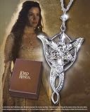 Seigneur des Anneaux - Arwen - Pendentif Etoile du Soir - argent massif