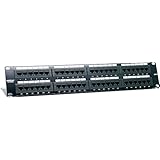 TRENDnet 48-Port Cat6 Unshielded Wallmount or Rackmount Patch Panel, TC-P48C6