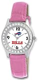 NFL Women's BL20009 Buffalo Bills Game Day Dazzler Pink Leather Watch