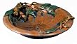20"D dragonfly centerpiece bowl - hand glazed ceramic