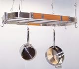 Pot Rack-Ceiling Mount-Expandable-Espresso Finish (Espresso) (20 Wide x 28.5-35.75 Long)