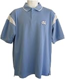 Men's North Carolina Tarheels Athletic-Polo NCB/White