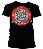 USMC Bulldog Semper Fi Juniors T-shirt, United States Marines Corp. Juniors Shirt