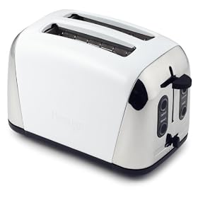 Prestige Deco Toaster, White, 2 Slice