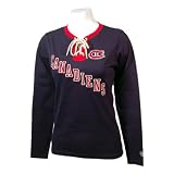 Montreal Canadiens Women's Catalina Lace Up Long Sleeve T-Shirt Size XL