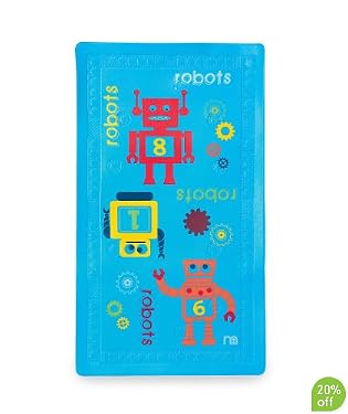 Colour Change Bath Mat - Robots