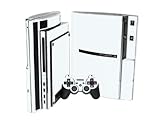 PlayStation 3 Skin (PS3) - NEW - WINTER WHITE system skins faceplate decal mod