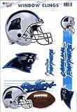 Set of (5) Team Window Clings: Carolina Panthers