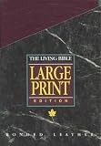 Living Large Print Crimson Burgundy Bonded Leather Gold Edging Red Letter Ribbon Marker
