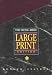 Book Living Large Print Crimson Burgundy Bonded Leather Gold Edging Red Letter Ribbon Marker