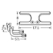 H-Shaped Twin Stainless Steel Burner L-Shaped Venturi