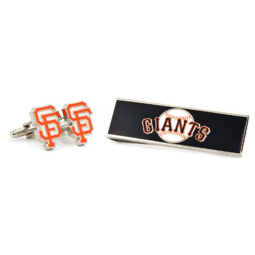 MLB San Francisco Giants Cufflinks and Money Clip Gift Set