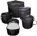 Kaces 5-Piece Fusion Padded Nylon Drum Gig Bag Set