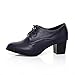 Charm Foot Fashion Womens Oxfords Shoes Mid Heel Lace up