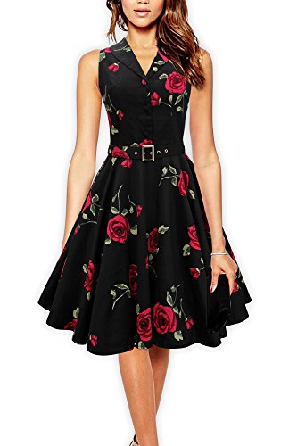 Black Butterfly 'Luna' Retro Serenity 50's Dress