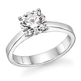 1/2 ctw. Round Diamond Solitaire Engagement Ring in 14k White Gold