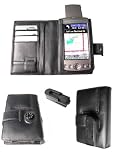 Gilsson Leather Carrying Case for Garmin iQue 3200, 3600, M5 PDA with removable belt clip
