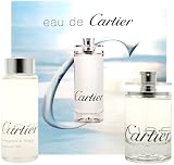 Eau de Cartier by Cartier 2 Piece Set Includes: 3.3 oz Eau de Toilette Spray + 3.3 oz All Over Shampoo