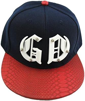 Minshimly Unisex Kpop Bigbang G-dragon Canvas Baseball Caps Hiphop Snapback Hats (7#)