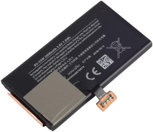 Generic Rechargeable Nokia Bv-5xw Battery (20000mah) 3.8v Fit for Nokia Lumia 1020