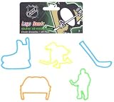 Pittsburgh Penguins NHL Glow Dark Rubber Bands Bracelets Logo Bandz
