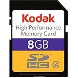 Kodak High Performance 8 GB SDHC Class 4 Flash Memory Card