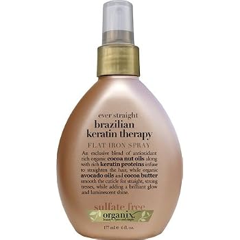 Set A Shopping Price Drop Alert For Organix Ever Straight Brazilian Keratin Therapy Flat Iron Spray, 6 Ounce