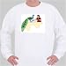 Sweatshirt with body, individuals, feeding, individual, peacock, humans, woman, person, human, eating, persons, people, pets, animal, tail
