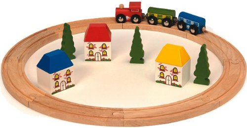 Childrens Toyshop  Toys : My First Wooden Train Set