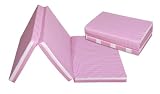 Julius Z&ouml;llner 7140160200 Klappmatratze Karo rosa